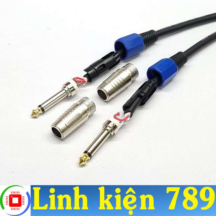 Dây jack 6 ly ra 6 ly dài 1m (2 dây) - LinhKiện789
