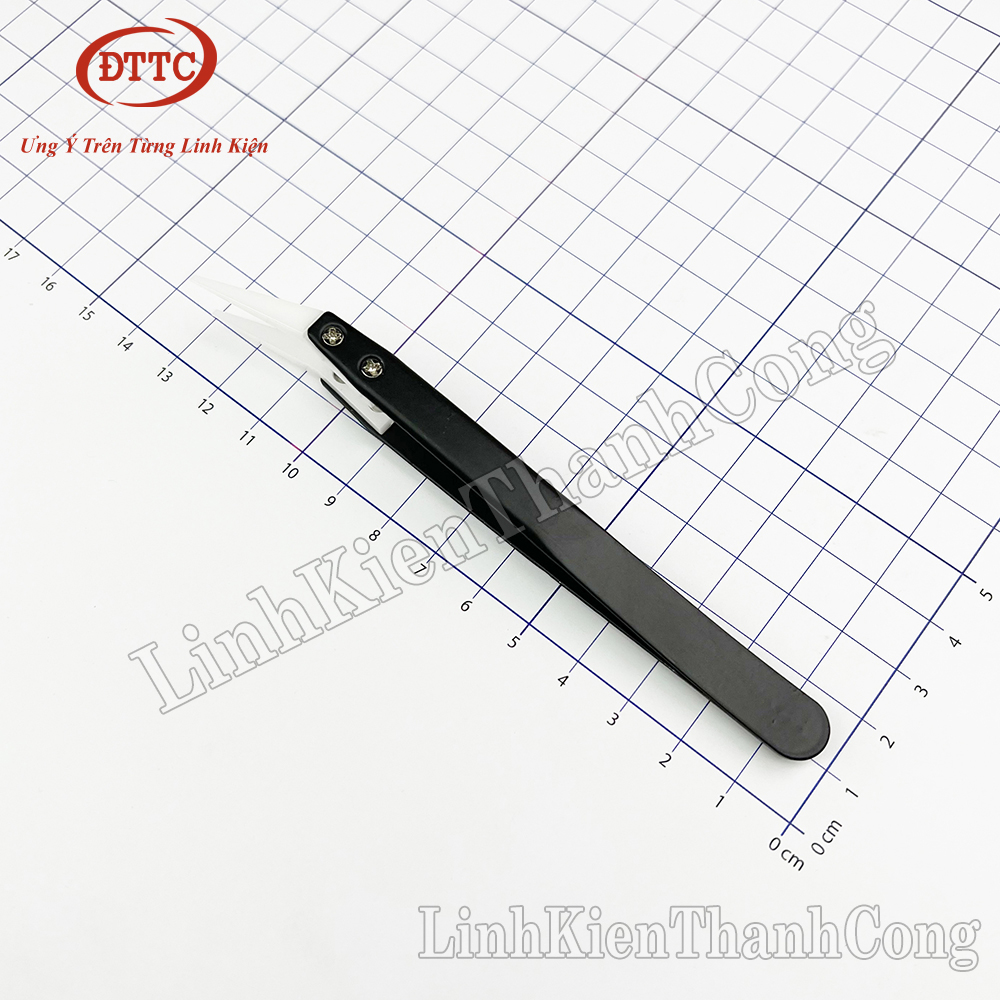 Nhíp sứ chịu nhiệt cách điện cao cấp mũi thẳng, mũi chéo