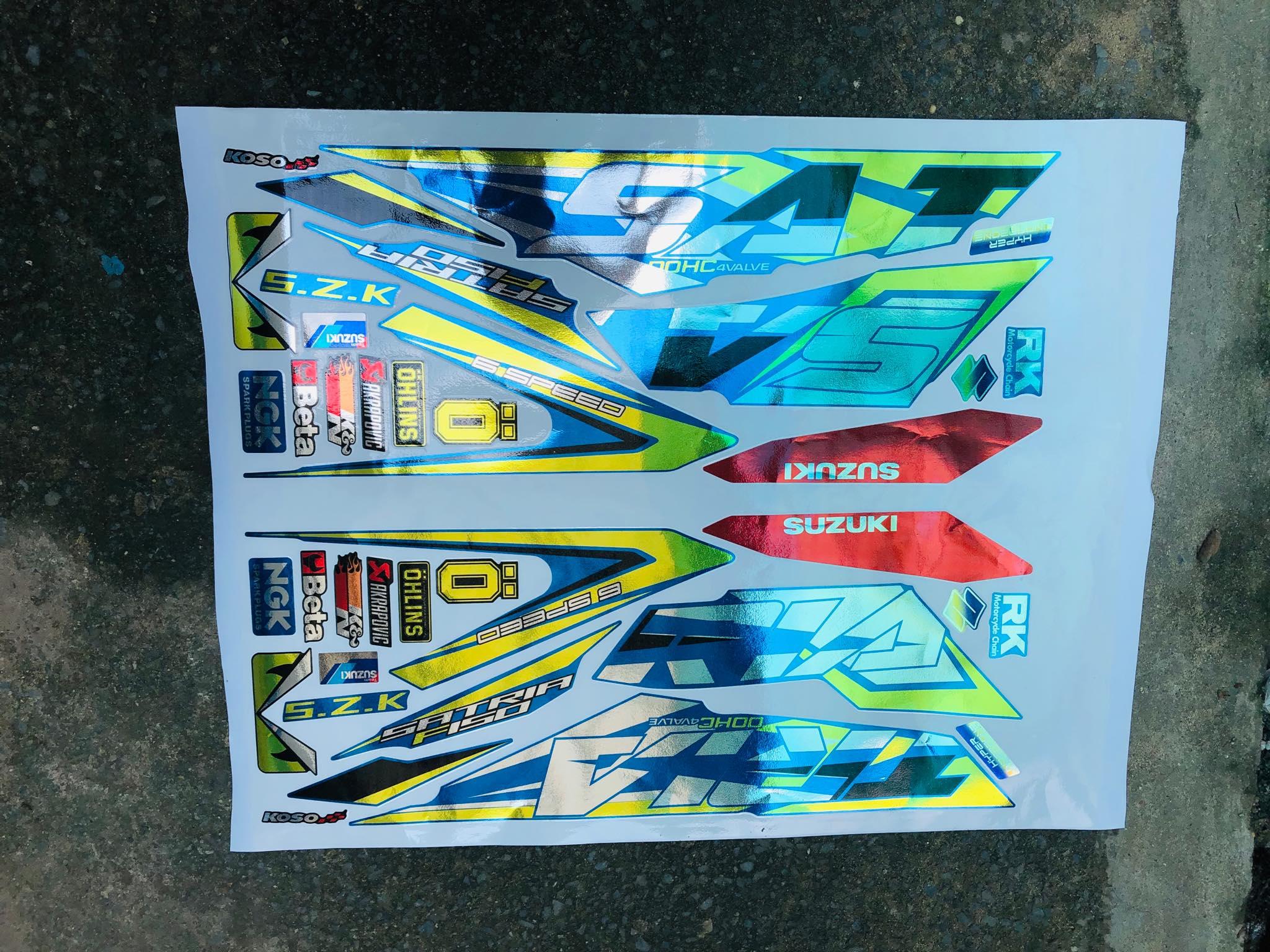 Tem rời satria fi 150 crom