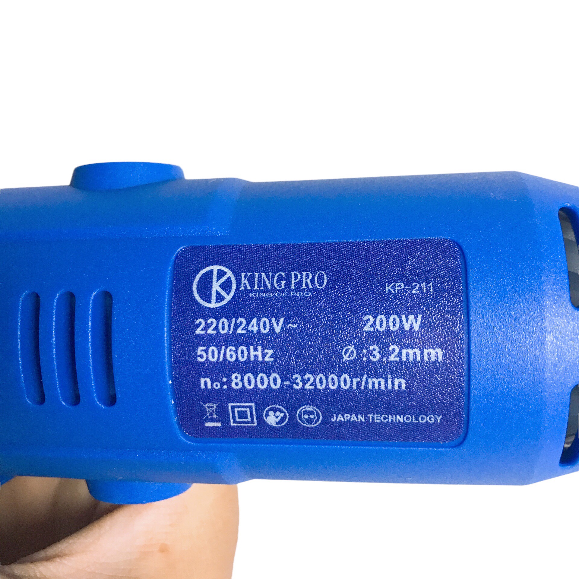 Máy Khoan Mài Khắc mini Đa Năng Kingpro 200W 6 tốc độ - 100 chi tiết