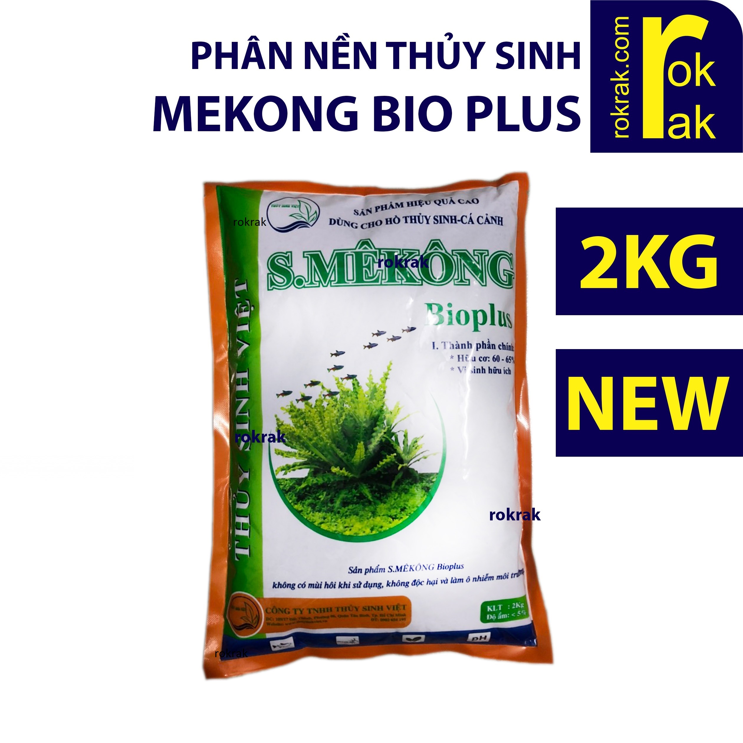 [HCM]Phân nền thủy sinh S Mekong bioplus - 2kg