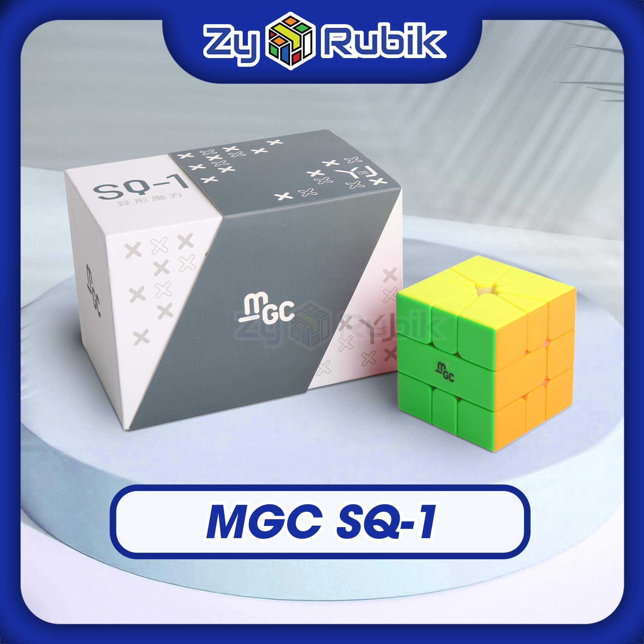Rubik Biến Thể YJ MGC Square-1 Có Nam Châm Stickerless - Rubik Square