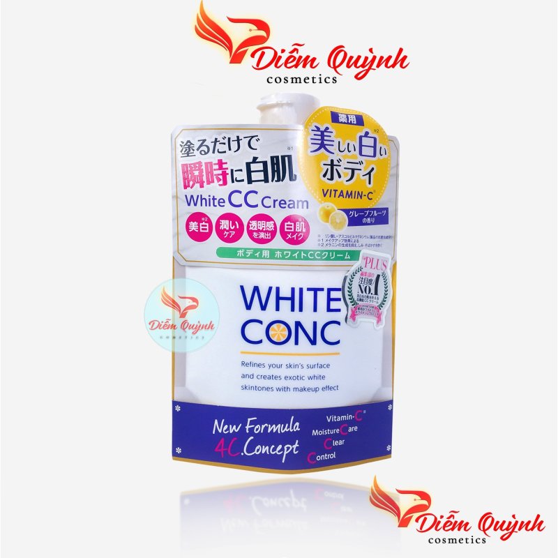 Sữa dưỡng thể White Conc CC Cream Vitamin C Nhật Bản 200g nhập khẩu