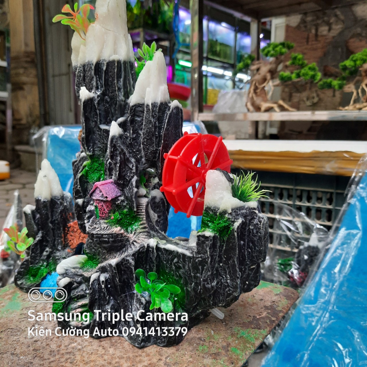 Mô Hình Núi - Hòn non Bộ - Trang Trí Bể cá (Mẫu 39)