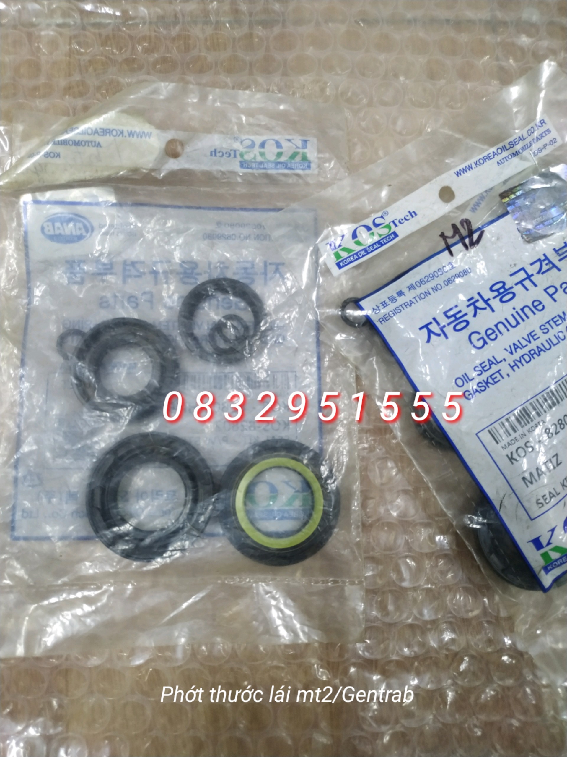 Bộ phớt thước lái matiz 99 - 07 , gentra, korea