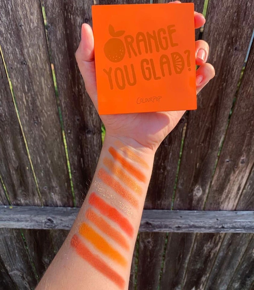 Bảng Phấn Mắt Colourpop Orange You Glad