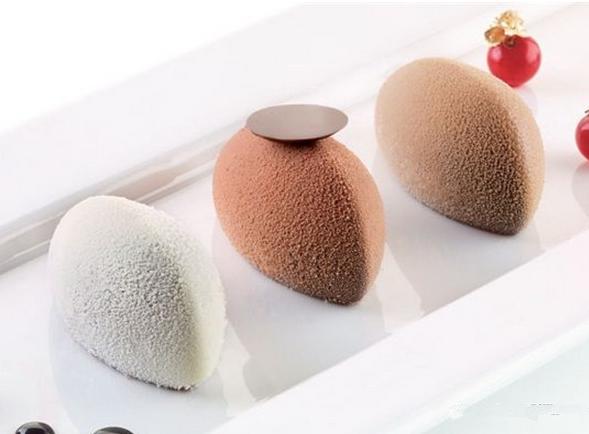 Tại Chỗ 12 THẬM CHÍ Xoài Khuôn Khuôn Bánh Bánh Mousse Khuôn Thực Phẩm Nhựa Khuôn Kiểu Pháp West Point