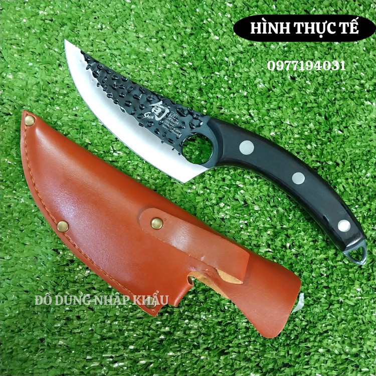 Dao lọc xương AKaTsuKi Japan siêu bén tay ốp gỗ chống trượt cao cấp
