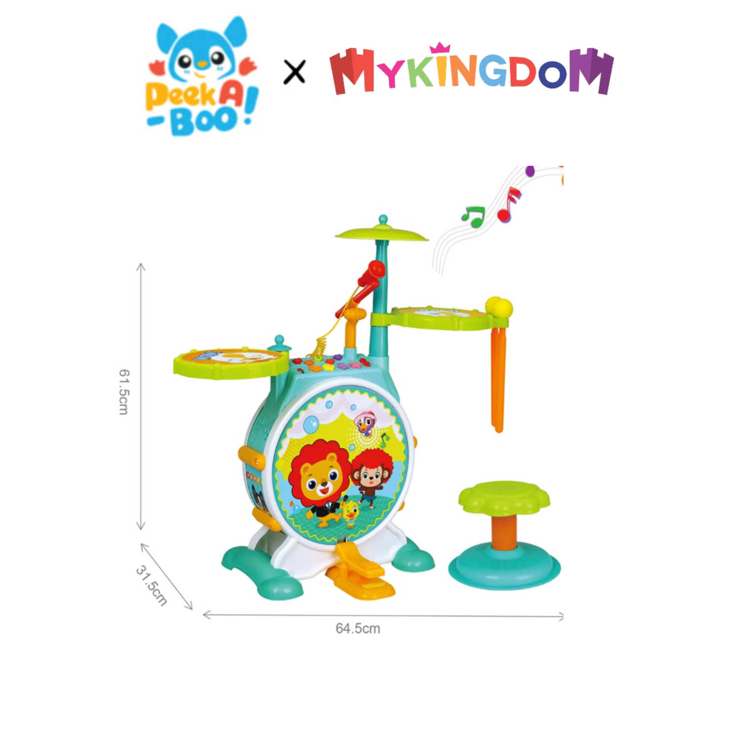 Đồ Chơi PEEK A BOO Bộ trống cho bé 3130