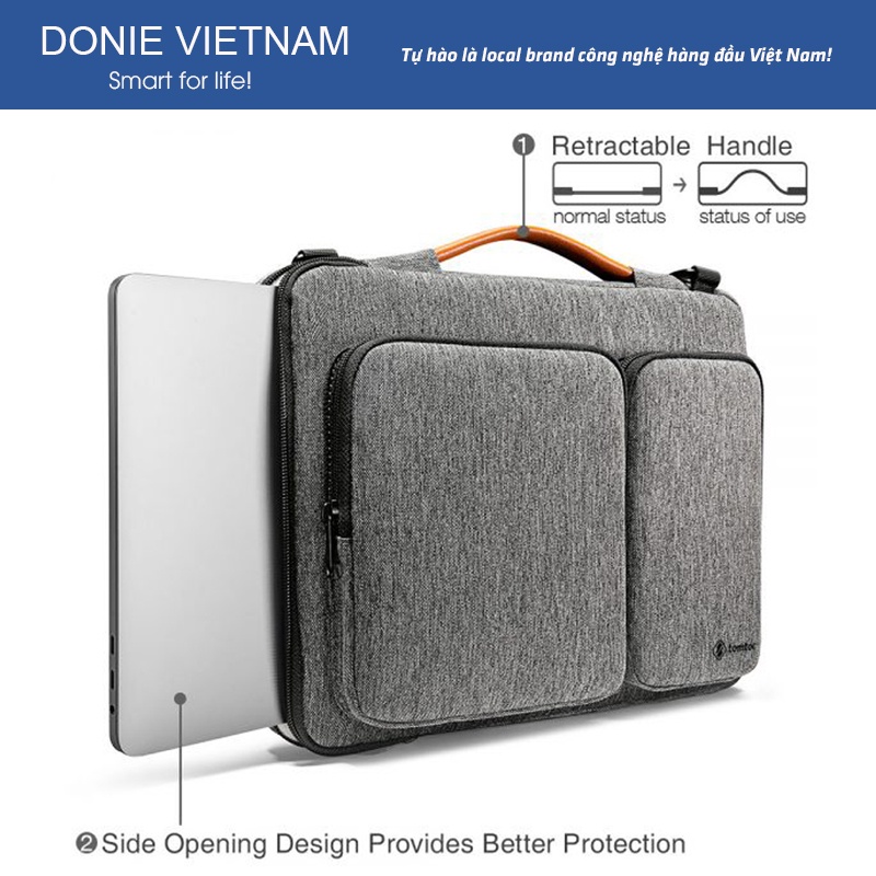 Túi Đeo Tomtoc A42 Shoulder Bags 360* Cho Macbook