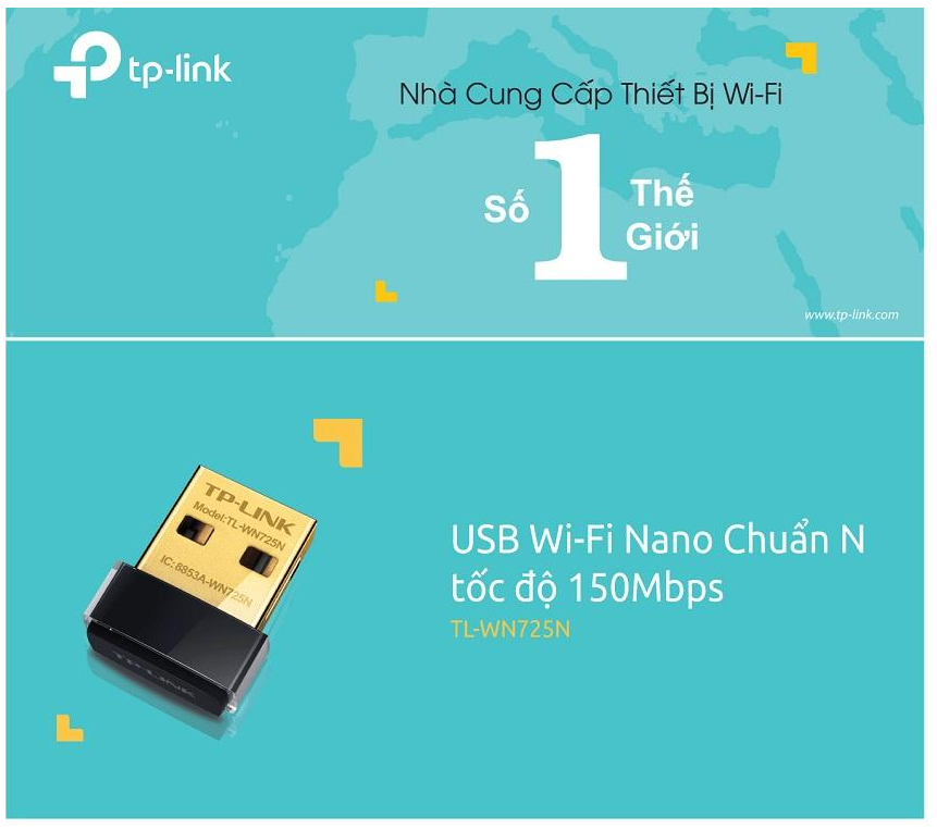 Thiết bị thu tín hiệu Wifi TP-Link 725N