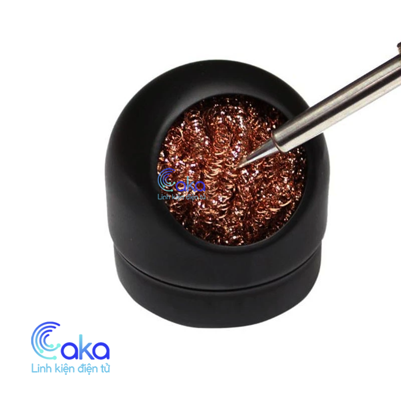 Copper Burr Type Soldering Iron Cleaning Base – Cleans Soldering Tips Quickly and Effectively