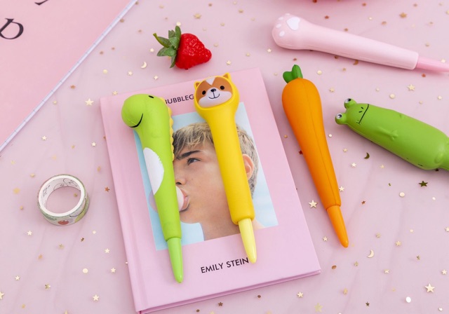 Bút Bi Nước Squishy Nhiều Hình Dễ Thương
