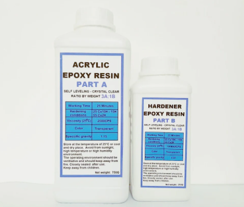 Nhựa Epoxy Resin 1kg Trong Suốt Loại Cứng - Trường Thịnh Sài Gòn