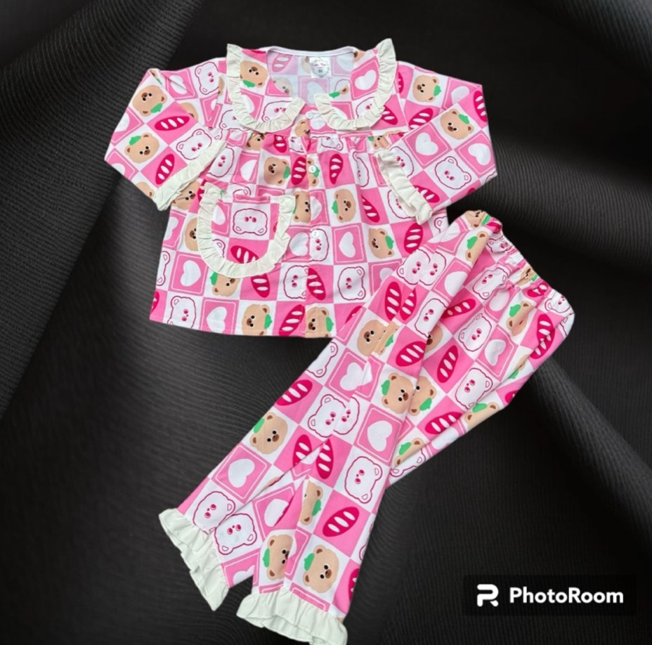 Combo 3 bộ lụa tiểu thư tay dài bé