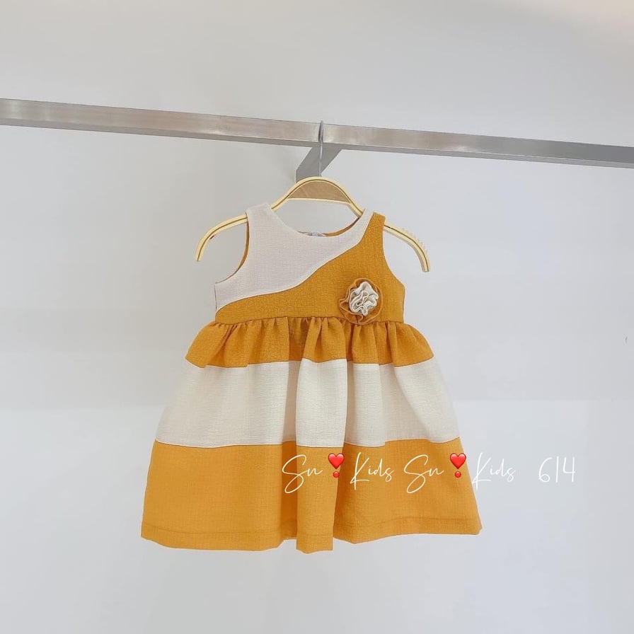 Váy đũi xốp 2022 cho bé gái 10-35kg