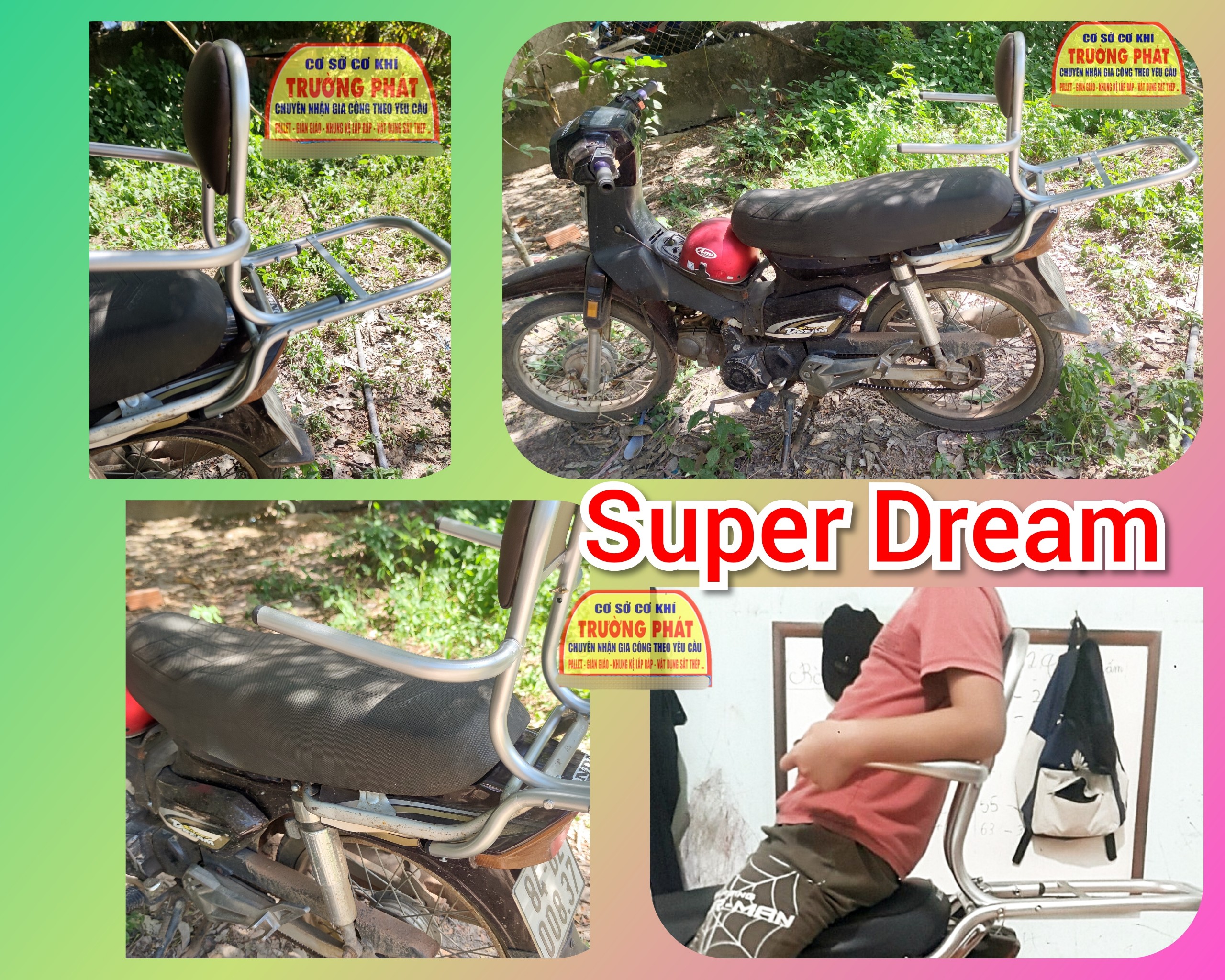( tặng lót tay) Baga phượt cho xe Dream