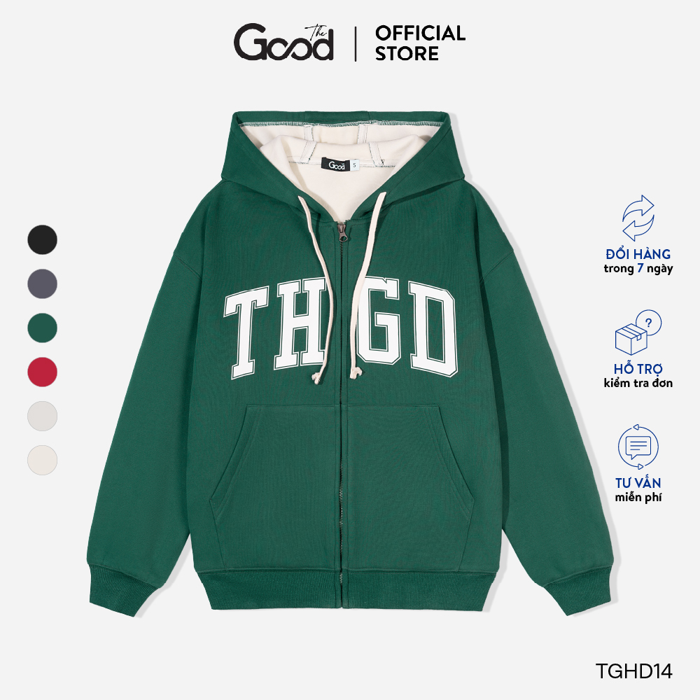 Áo Hoodie Ziper Basic THE GOOD/ Marcus