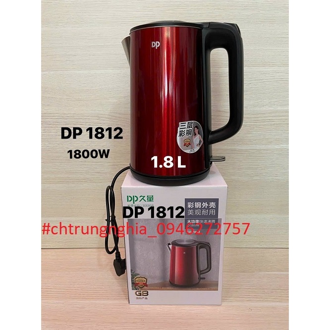 Bình đun nước siêu tốc / ấm đun siêu tốc inox cao cấp 1.8L 2L