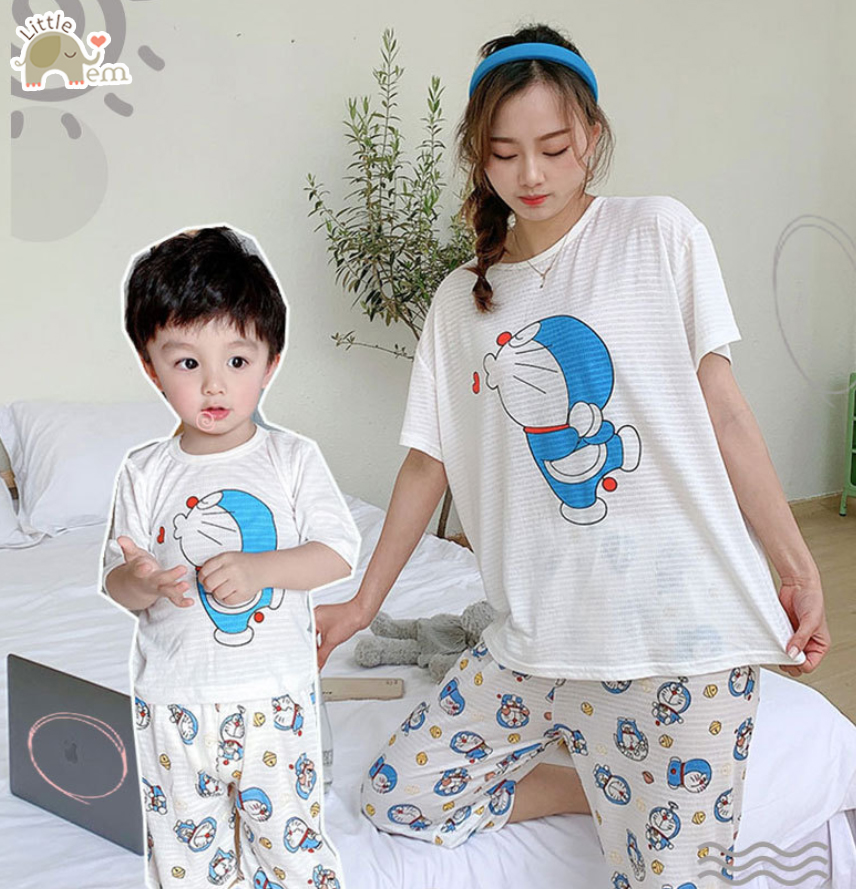 Bộ đồ đôi xuất Nhật lửng cho mẹ và bé