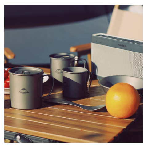 Cốc Titanium siêu nhẹ Glamping NatureHike NH20CJ005