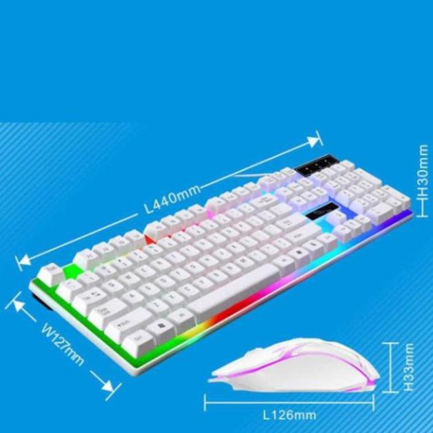 Bộ Bàn Phím Và Chuột G21B Game Led 7 Màu