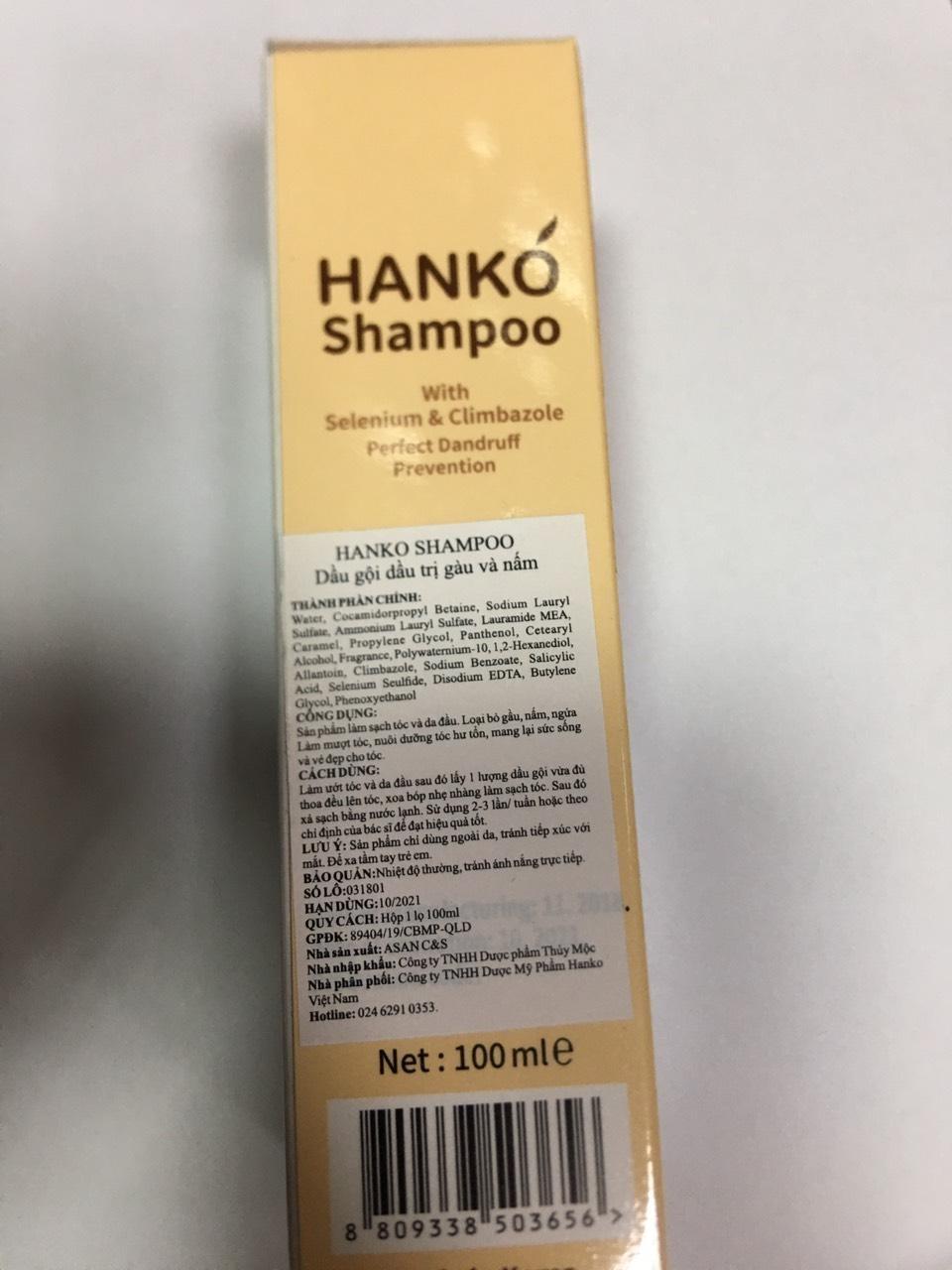 DẦU GỘI  HANKO SHAMPOO 100ML