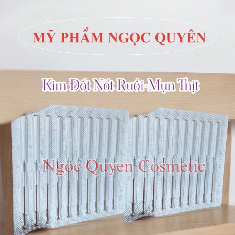 Hộp 100 kim đốt mụn thịt, nốt ruồi Spa