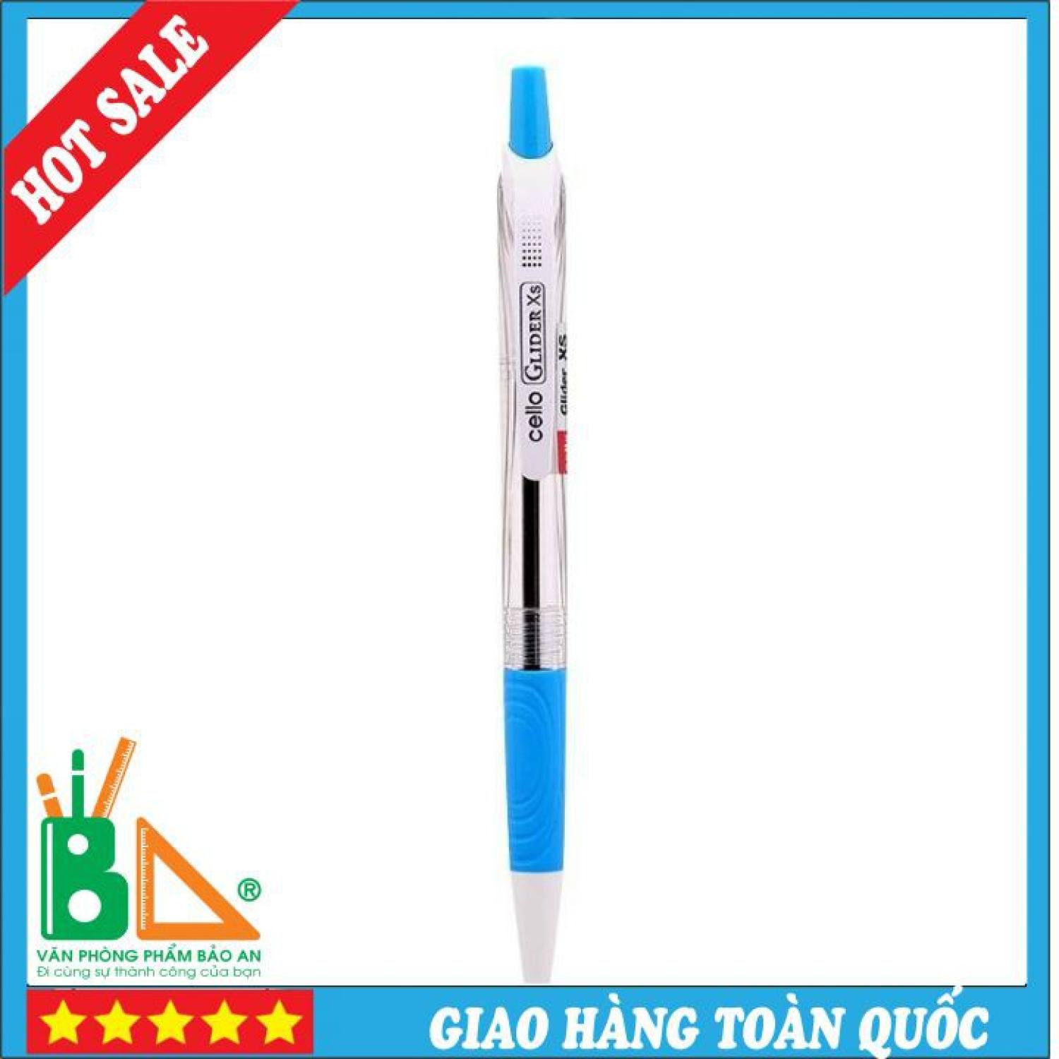 Bút bi bấm cello glider xs ấn độ chính hãng 100% mua nhiều giảm giá
