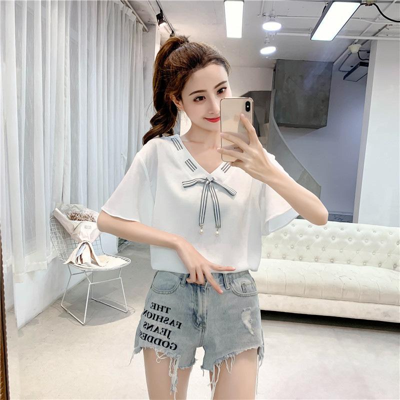 Áo sơ mi kiểu cột nơ NGOCTRANSHOP - NT1100