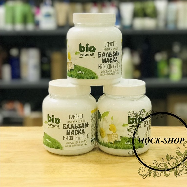 Kem ủ tóc hoa cúc Bio Natirell hàng Nga