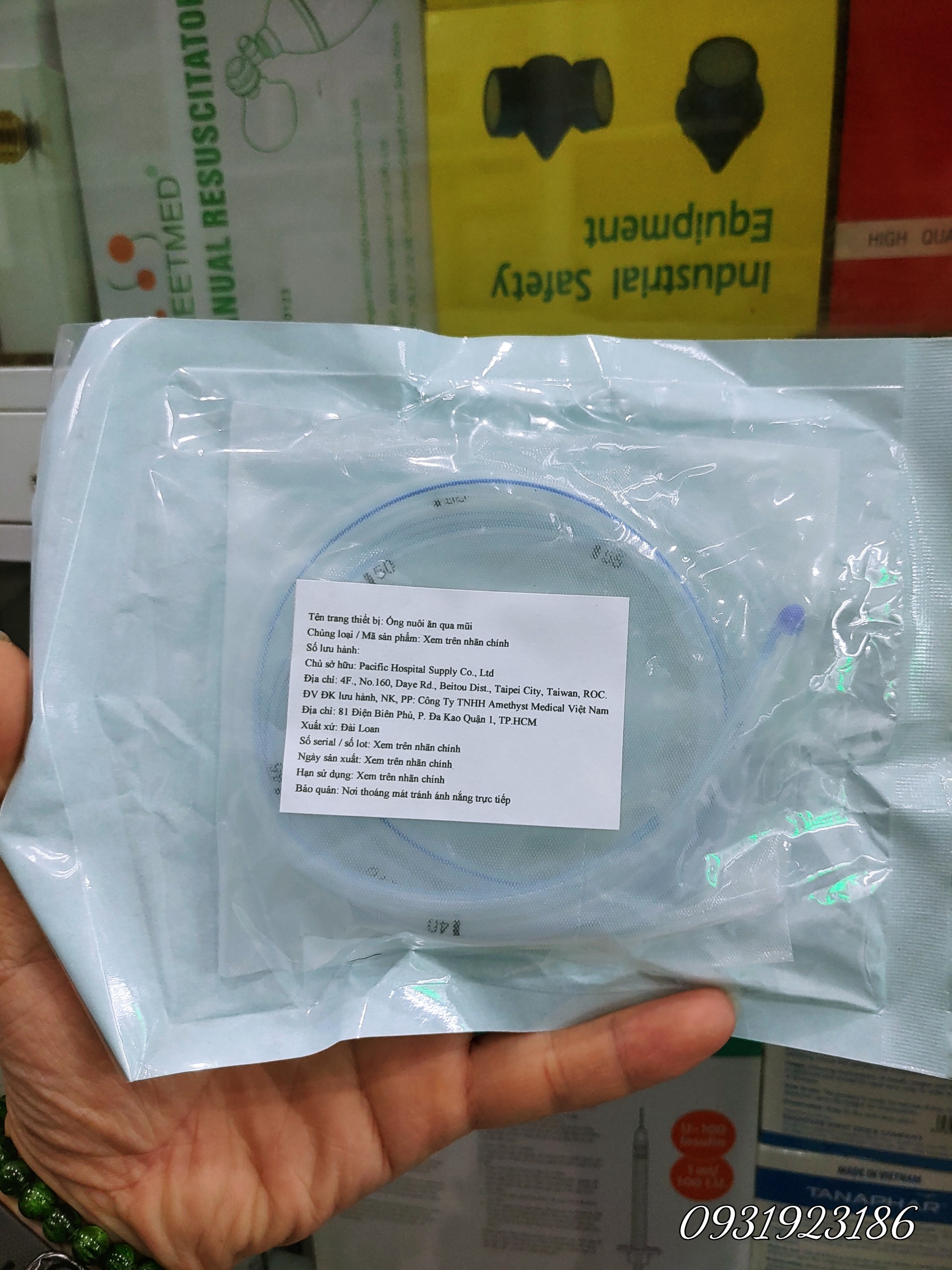 Ống Silicone nuôi ăn đường mũi- dạ dày dùng 1 tháng