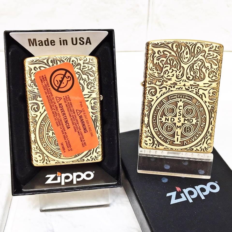 [HCM][Loại Xịn] Hột Quẹt  Bật Lửa Zippo USA (Mỹ) Có Tem Đỏ Khắc 5 Mặt Hình CONSTANTINE Rất Đẹp