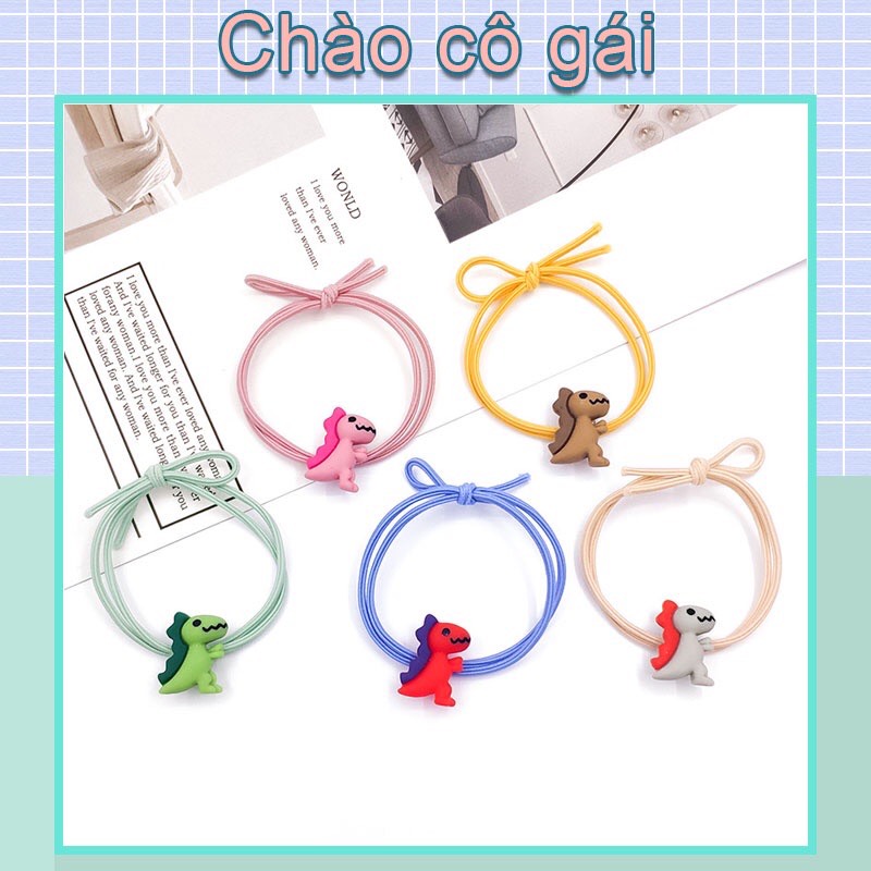 Dây cột tóc, thun buộc tóc hoa cúc, trái bơ, con ếch đáng yêu cho mẹ và bé
