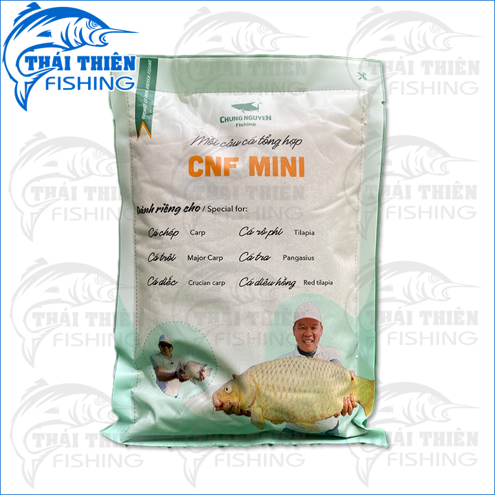 Cám cnf mini chung nguyễn fishing gói 300g dùng câu cá tổng hợp như chép, trôi, trắm, phi