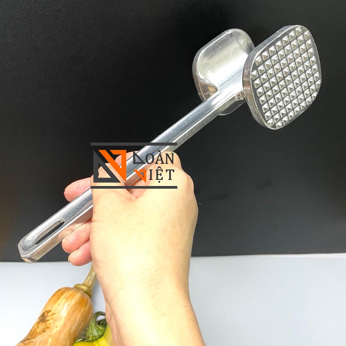 D1- búa đập thịt inox ii búa đập dập thức ăn, nhỏ gọn , tiện dụng - cửa hàng đoàn việt