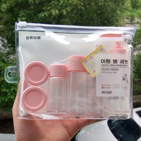 [HCM]Bộ chiết mỹ phẩm du lịch 7 món