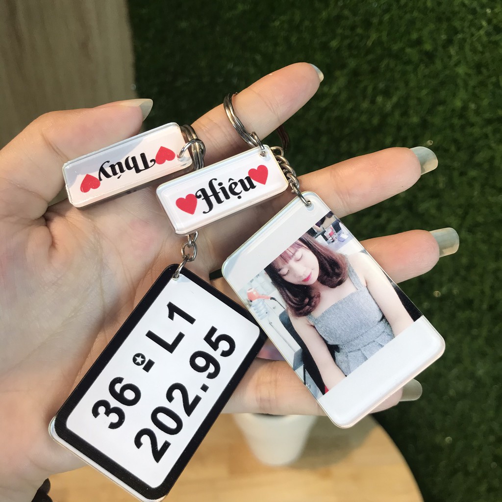 Móc khóa mica in theo yêu cầu - móc khóa đôi - giá rẻ, cam kết hàng đúng mô tả, chất lượng đảm bảo an toàn đến sức khỏe người sử dụng, đa dạng mẫu mã