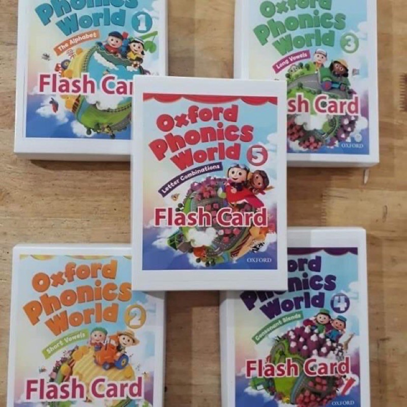 Combo Flashcard Oxford Phonics World 1-2-3-4-5