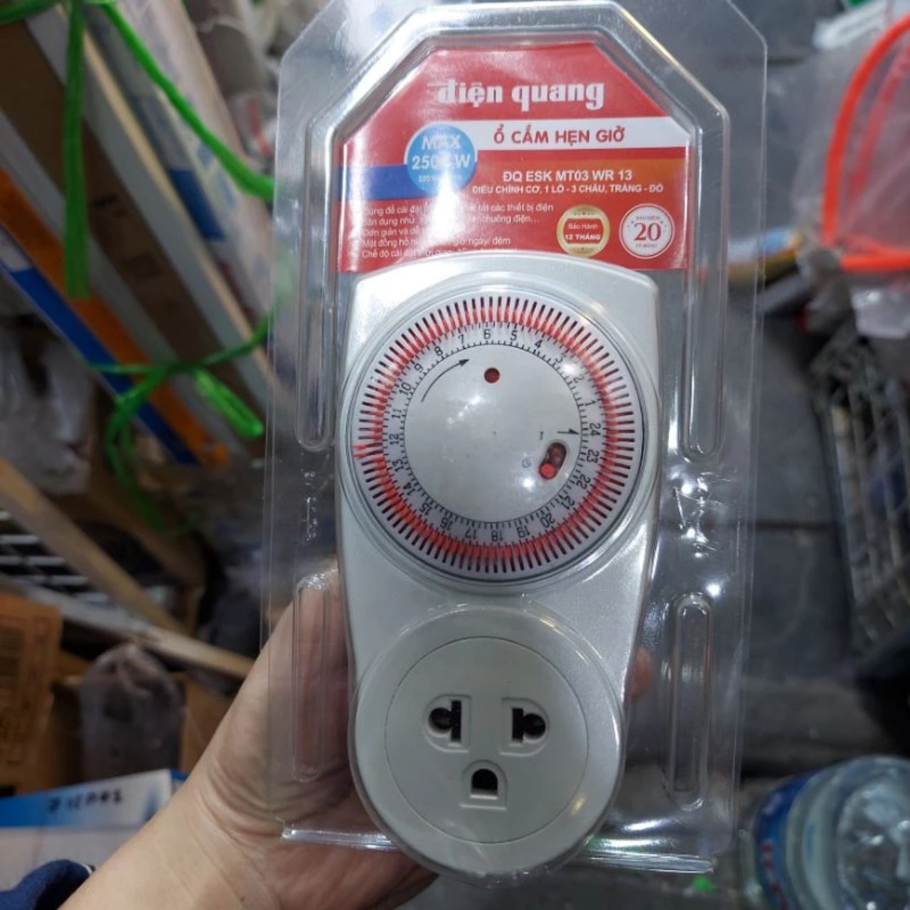 Ổ cắm hẹn giờ Điện Quang