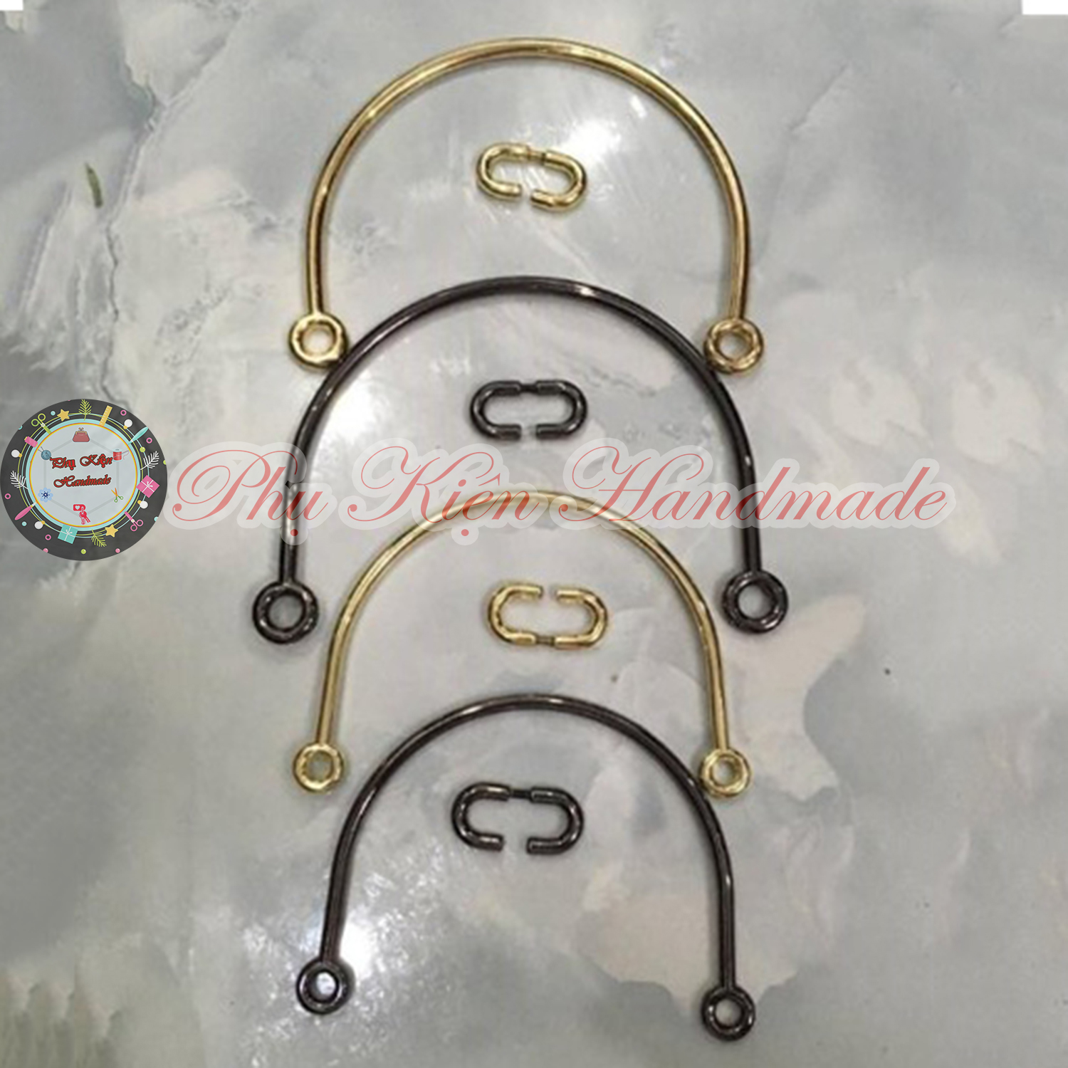 Thin C Strap with U-Ring for Making Handbags