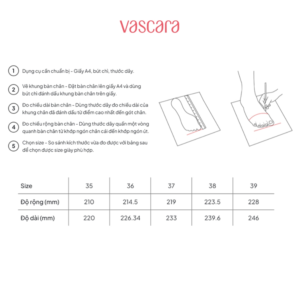 Vascara Giày Bít Mũi Tròn Block Heel Phối Ankle Strap - BMN 0657