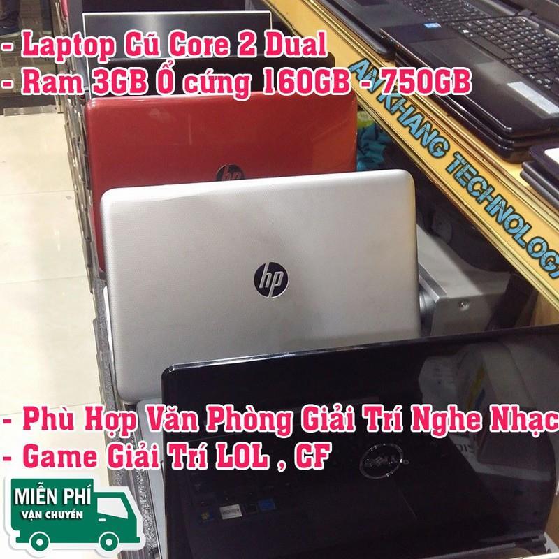 Laptop Core i2 Ram 3GB 160GB HDD dùng văn phòng Office Tập gõ Phím Học tập nghe nhạc