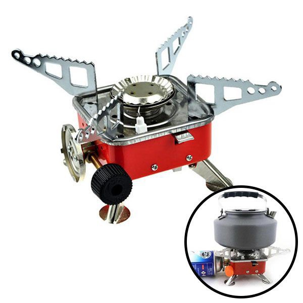 [HCM]Bếp ga mini đi phượt du lịch xếp gọn - sử dụng bình ga thường