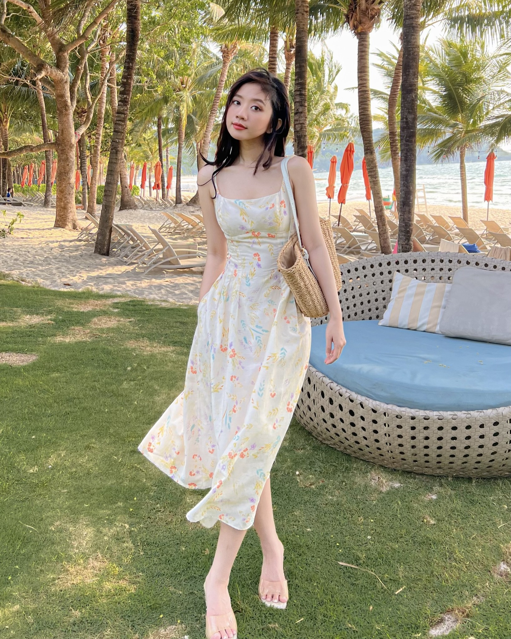 GOLA - Đầm JOYCE - Đầm midi hoa dáng dài