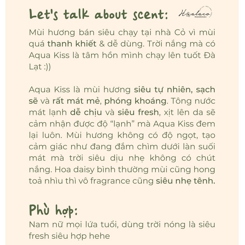 BODY MIST Xịt thơm toàn thân AQUA KISS Victoria’s Secret
