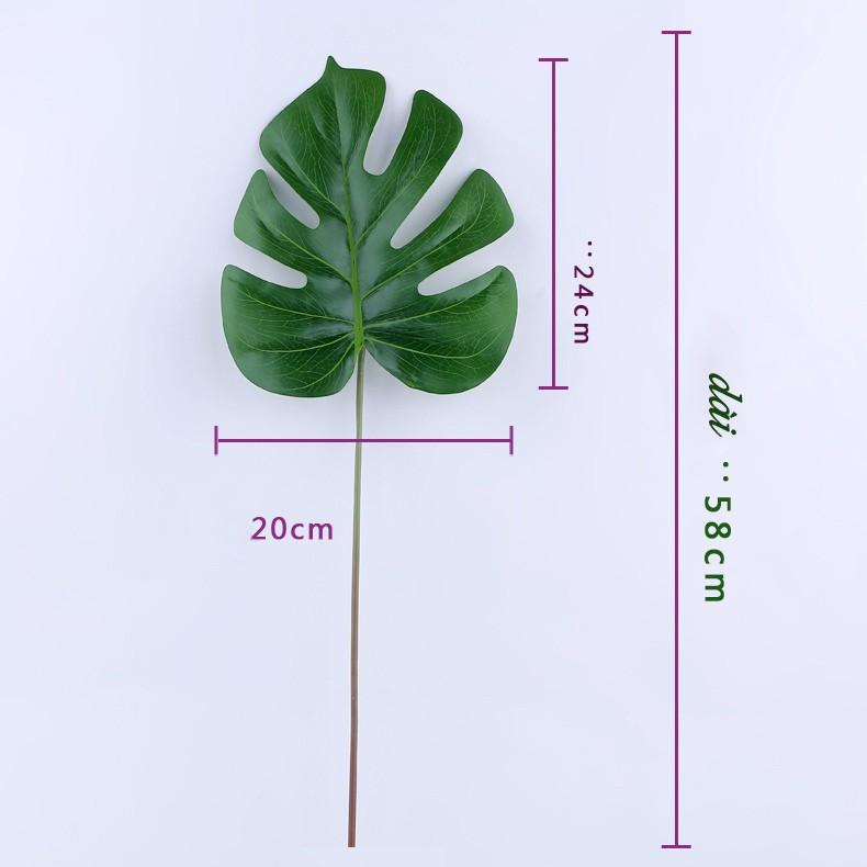 1 cành Lá trầu bà , lé xẻ nhân tạo