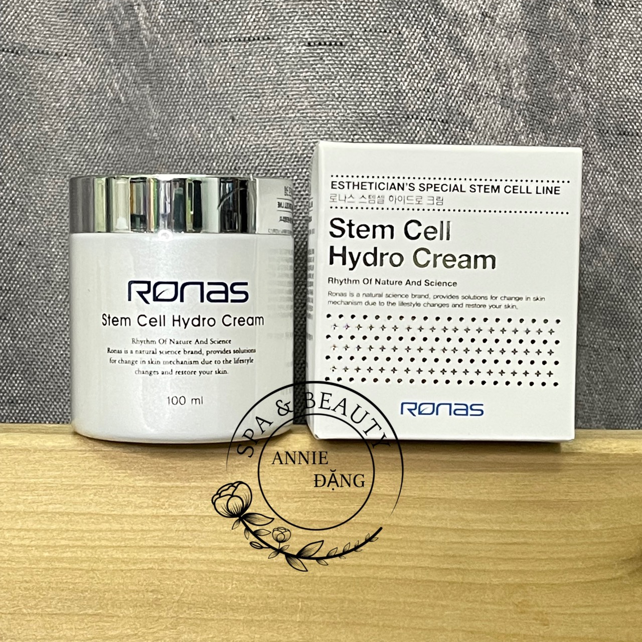Kem Tế Bào Gốc RONAS Stem Cell Hydro Cream 100ml