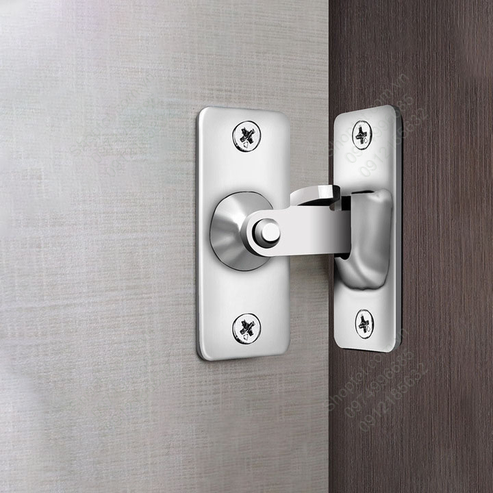 Chốt cửa trượt 90 độ bằng inox 304, loại nhỏ, dài 44mm