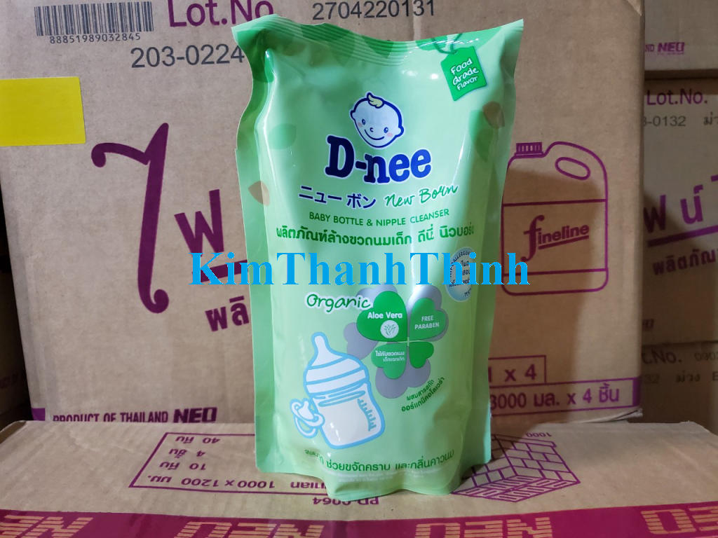(KTT) Nước rửa bình sữa túi 550 ml hữu cơ Thái Lan
